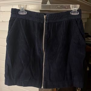 The Gap Navy Blue Corduroy Mini